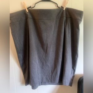 Lane Bryant size 28 Dark Gray Pencil Skirt with zipper.